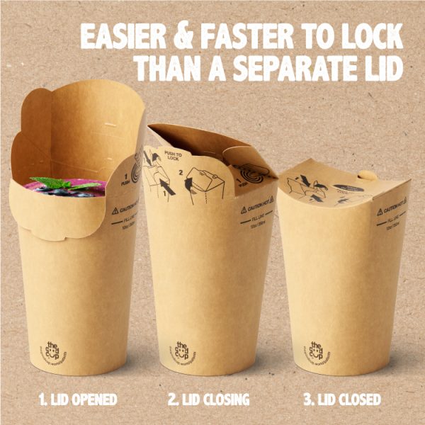 1000x 12oz Cup from The Good Cup - Compostable, Biodegradable, lidless Cup - Image 3
