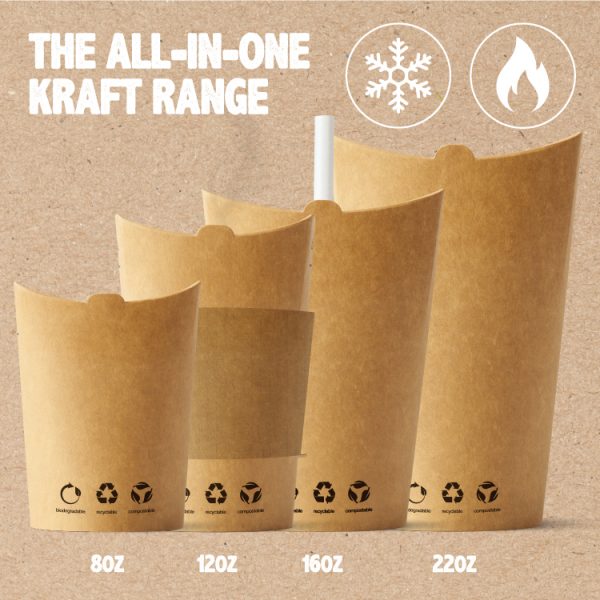 1000x 12oz Cup from The Good Cup - Compostable, Biodegradable, lidless Cup - Image 5