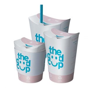 1000x 12oz Cup from The Good Cup - Compostable, Biodegradable, lidless Cup